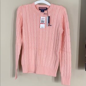 Vineyard vines cable sweater.color – pink sand